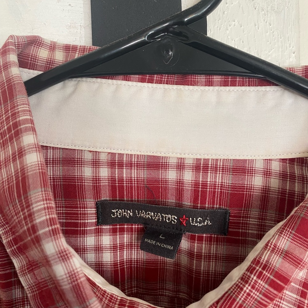 Mens John Barbarossa Plaid Shirt, As Good As New, Smoke Free Home. Large. View 2